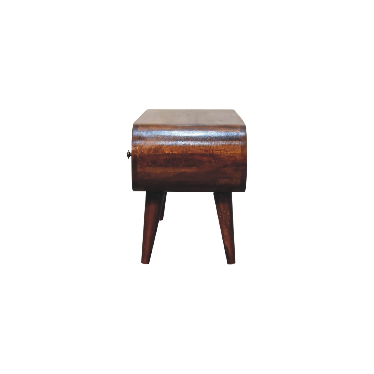 Solid Mango Wood Chestnut Finished Mango Wood 2 Drawer Media/Television Unit - Image 8
