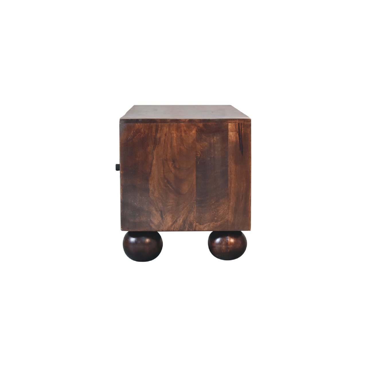 Solid Mango Wood California Walnut Finished Reclaimed Television/Media Unit - Image 8