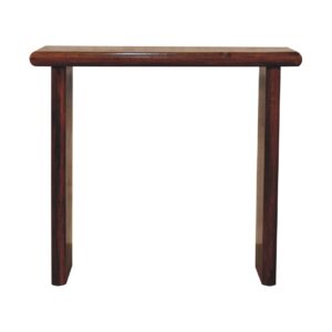 Solid Mango Wood Chestnut Finished Rio Console Table