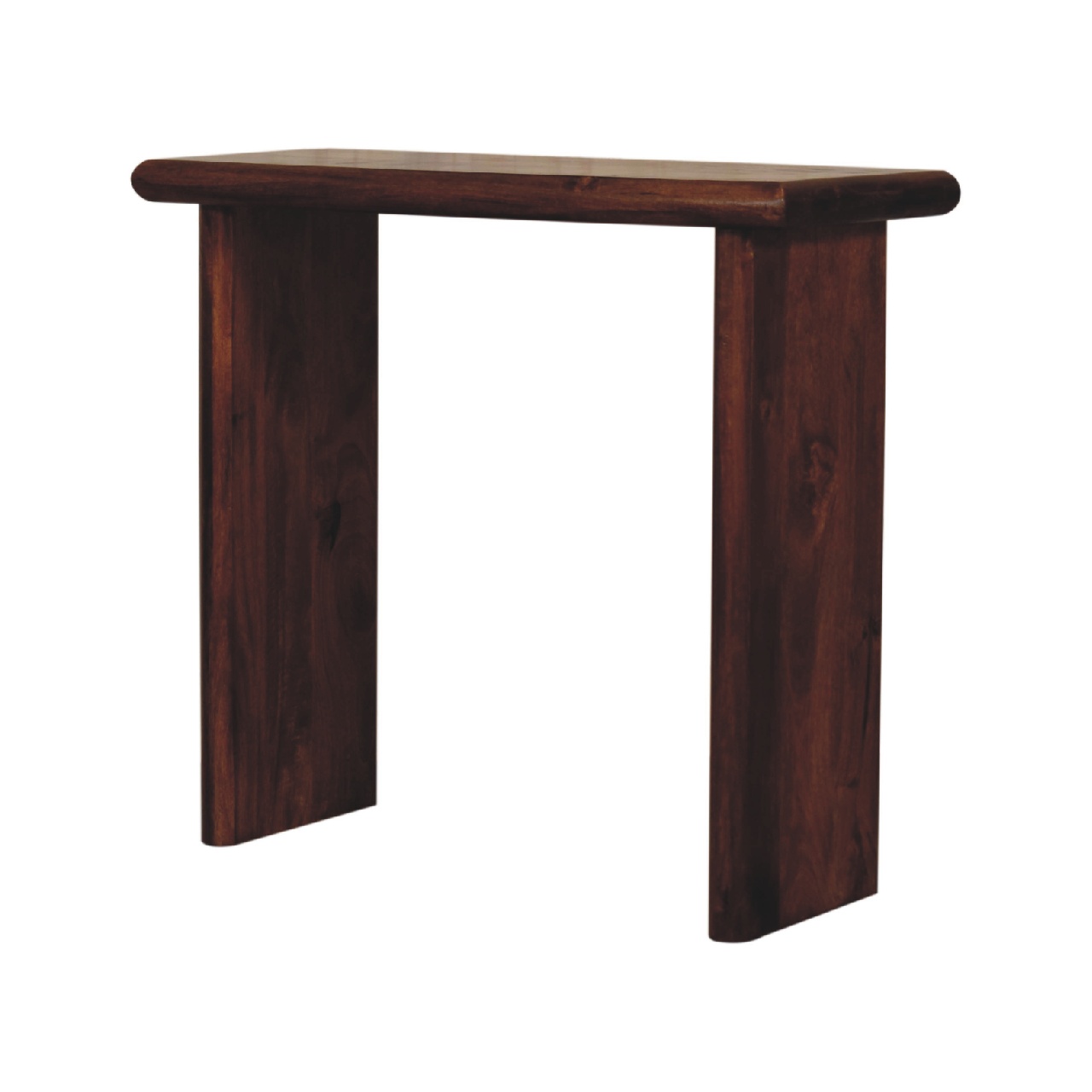 Solid Mango Wood Chestnut Finished Rio Console Table - Image 3