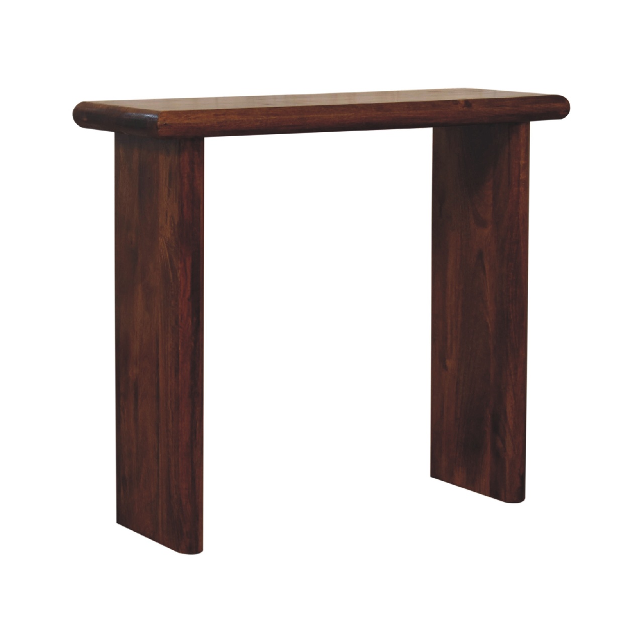 Solid Mango Wood Chestnut Finished Rio Console Table - Image 4