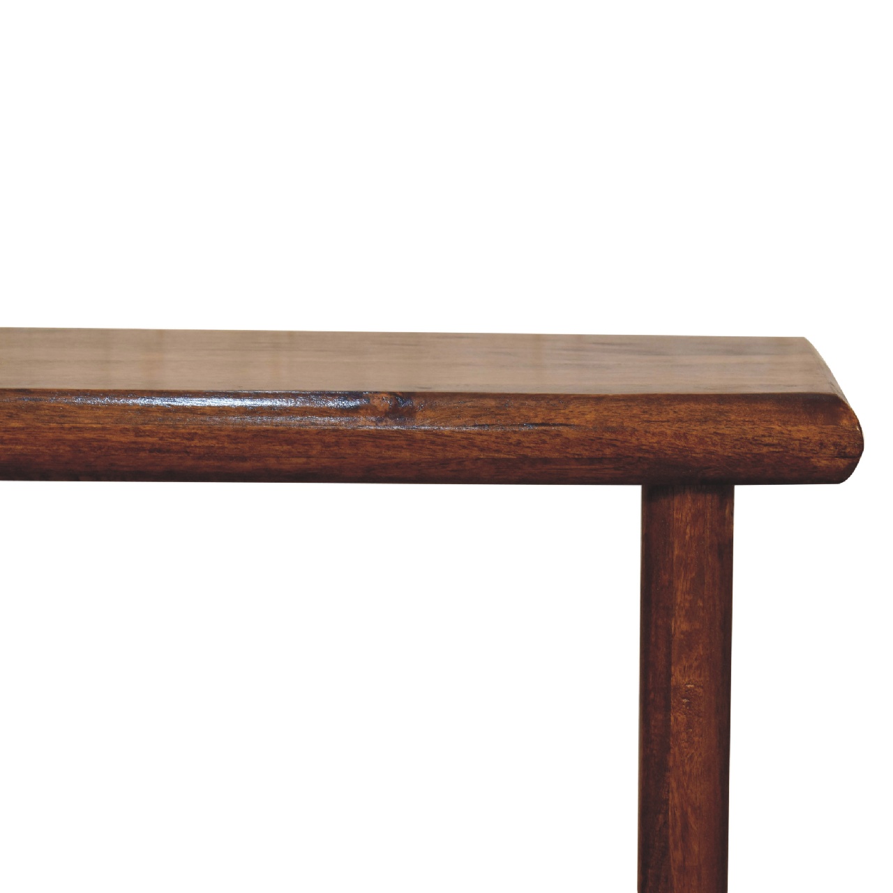 Solid Mango Wood Chestnut Finished Rio Console Table - Image 5