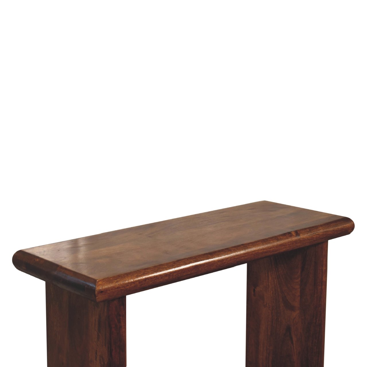Solid Mango Wood Chestnut Finished Rio Console Table - Image 7
