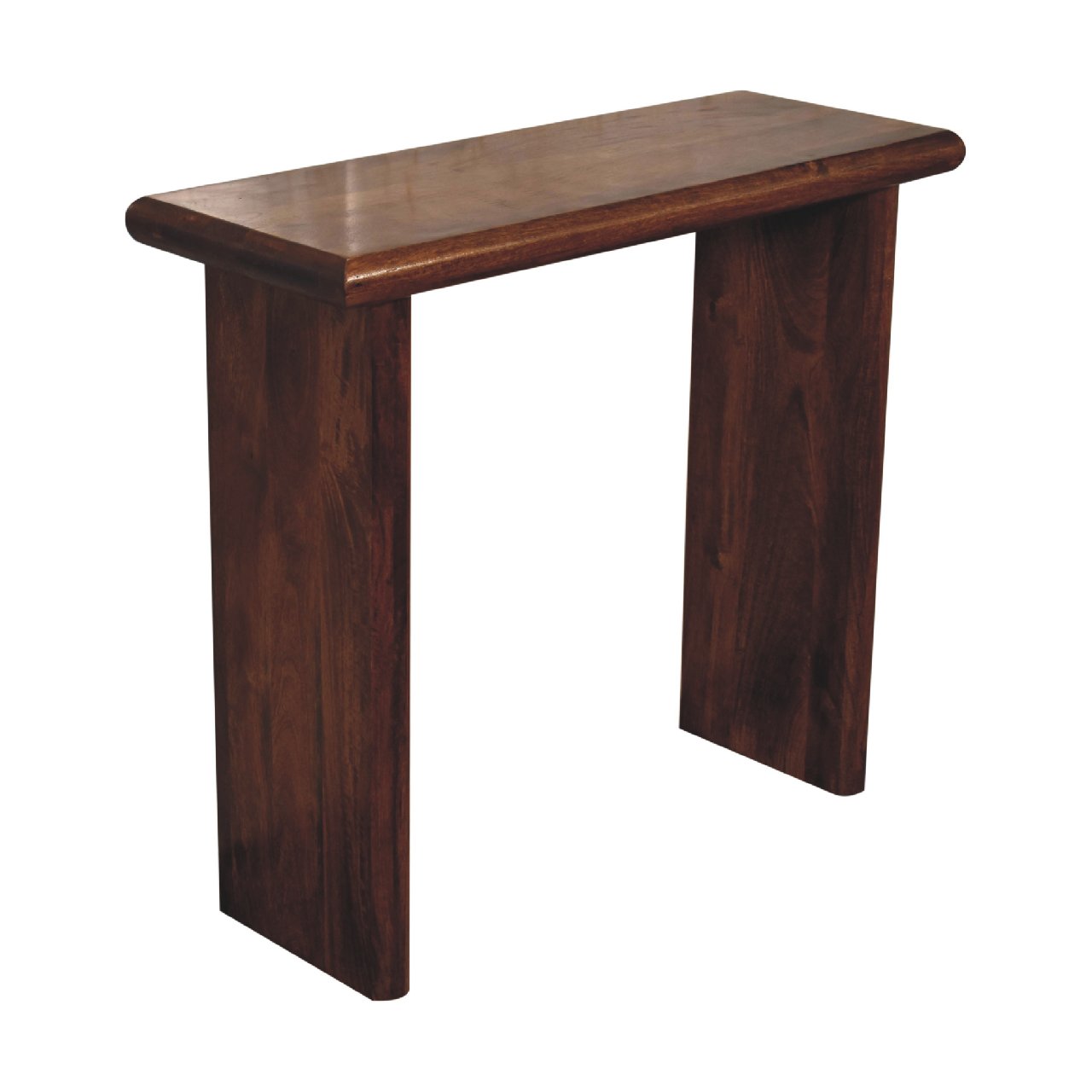 Solid Mango Wood Chestnut Finished Rio Console Table - Image 8