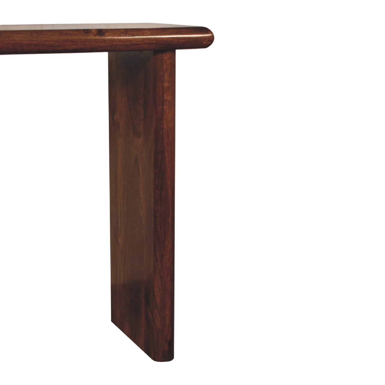 Solid Mango Wood Chestnut Finished Rio Console Table - Image 9