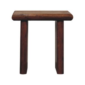 Solid Mango Wood Chestnut Finished Rio Side Table