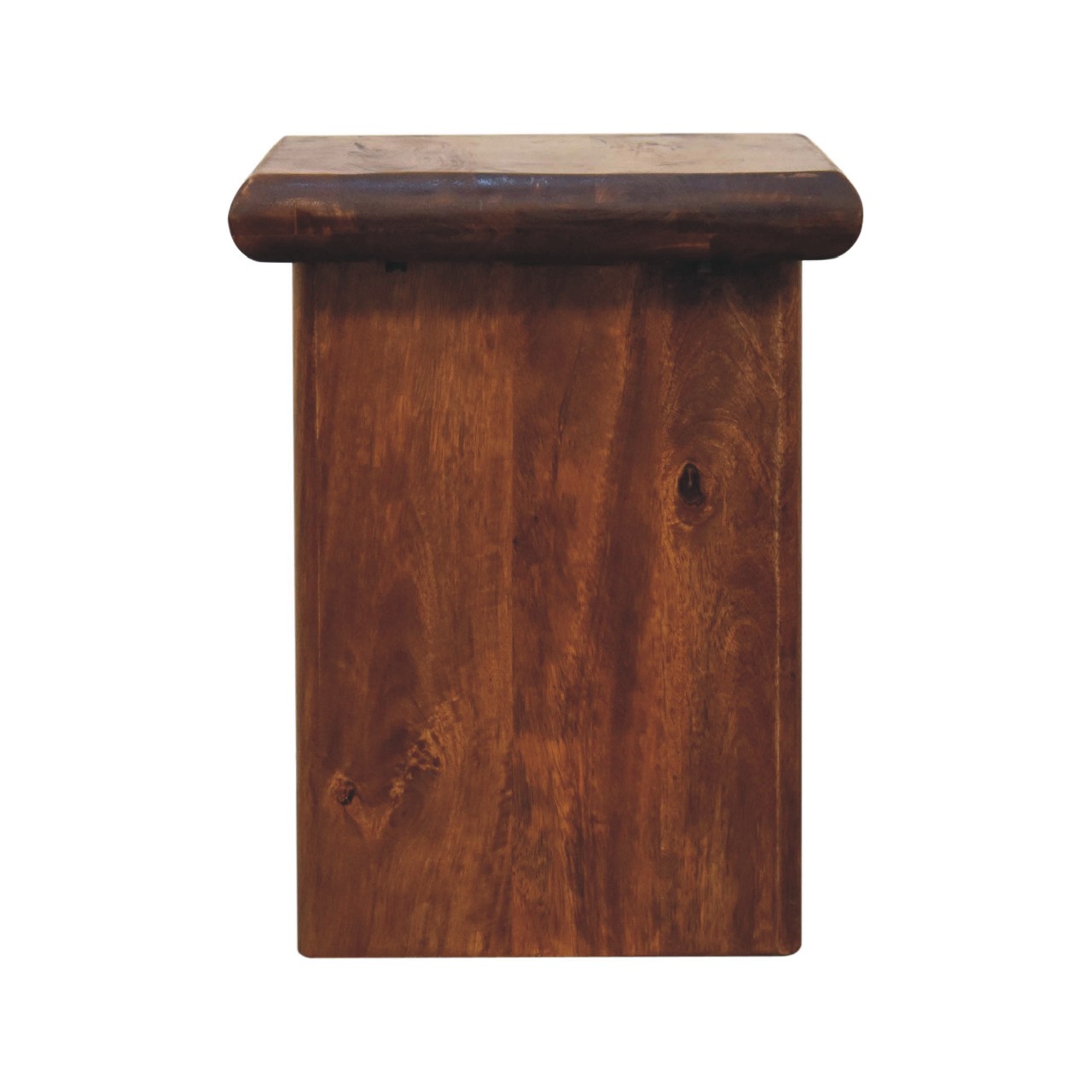 Solid Mango Wood Chestnut Finished Rio Side Table - Image 8