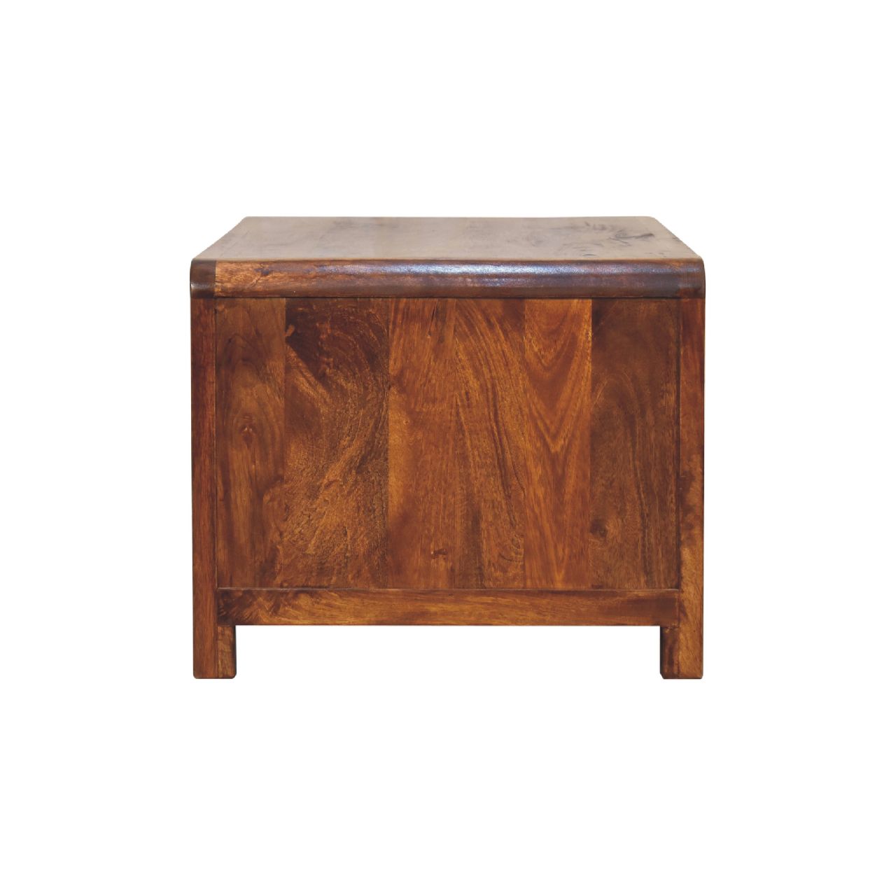 Solid Mango Wood Chestnut Finished 2 Drawer Aspen Coffee Table - Image 9