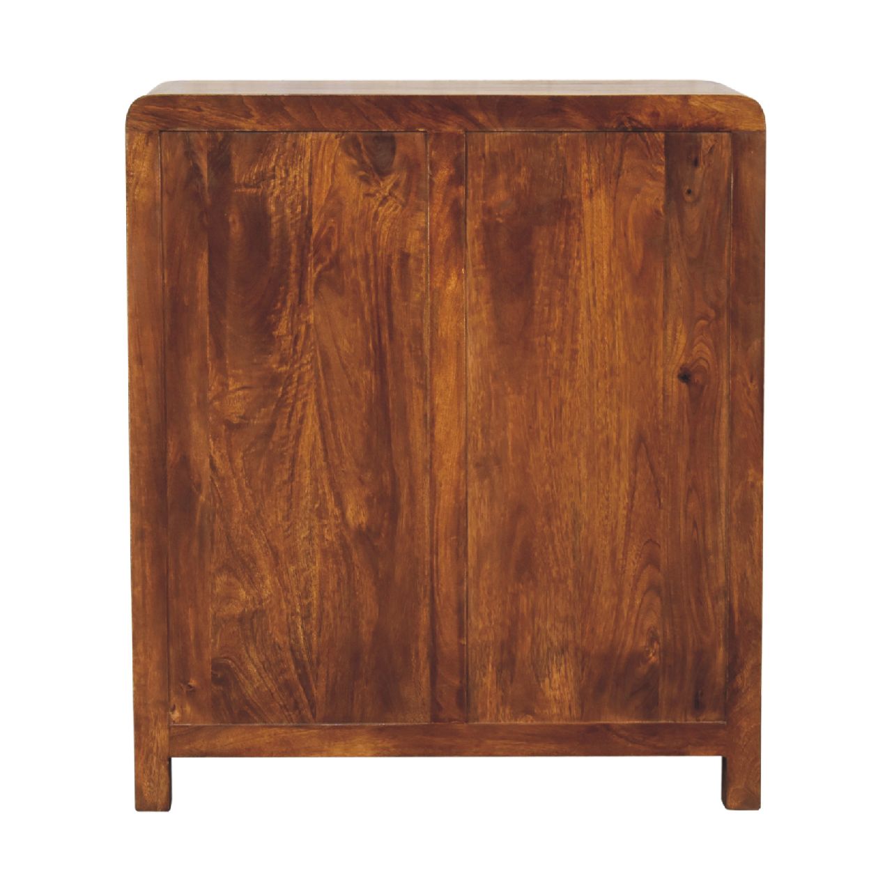 Solid Mango Wood Chestnut Finished 3 Drawer Aspen Chest - Image 9