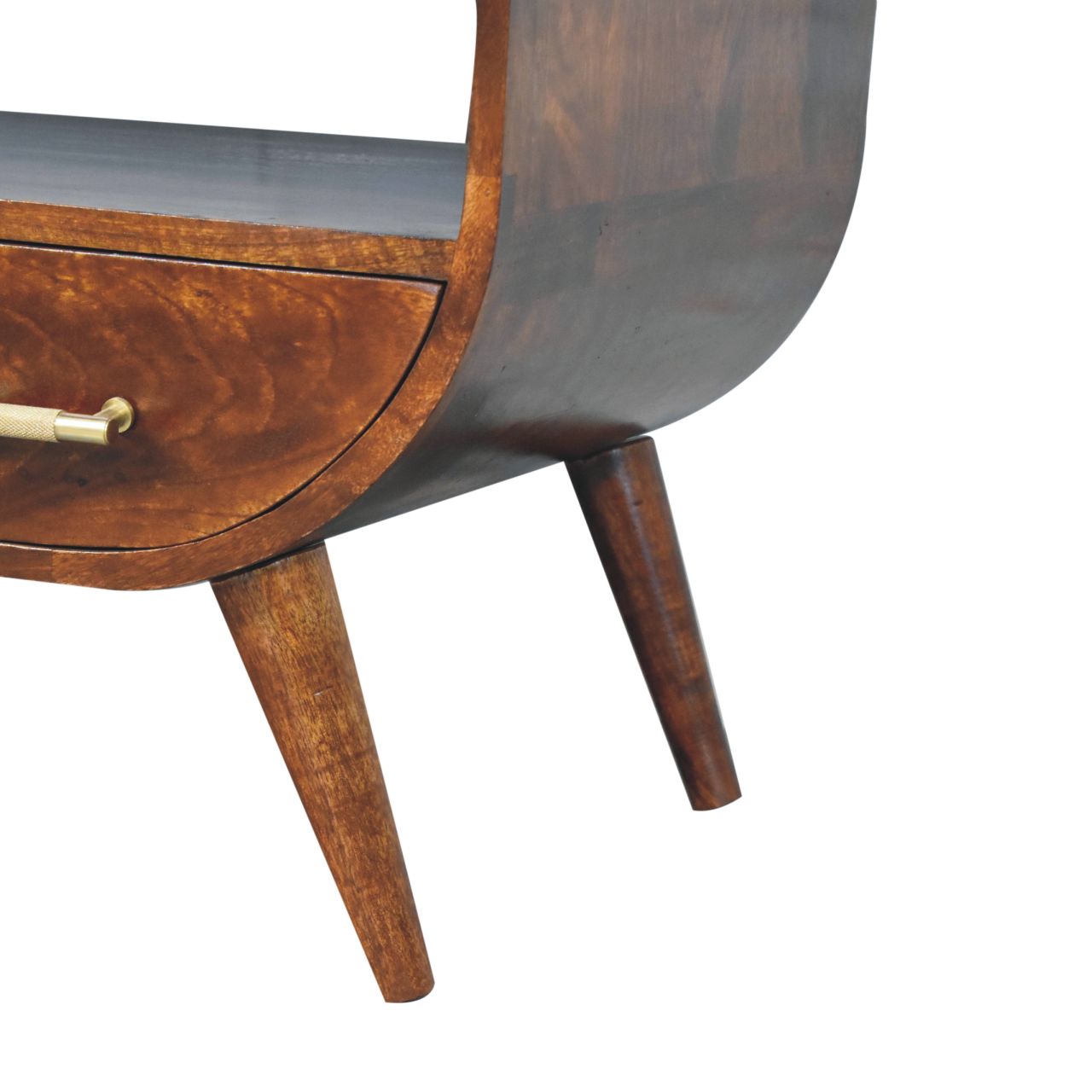 Solid Mango Wood Chestnut Finished 4 Drawer Agra Coffee Table - Image 7