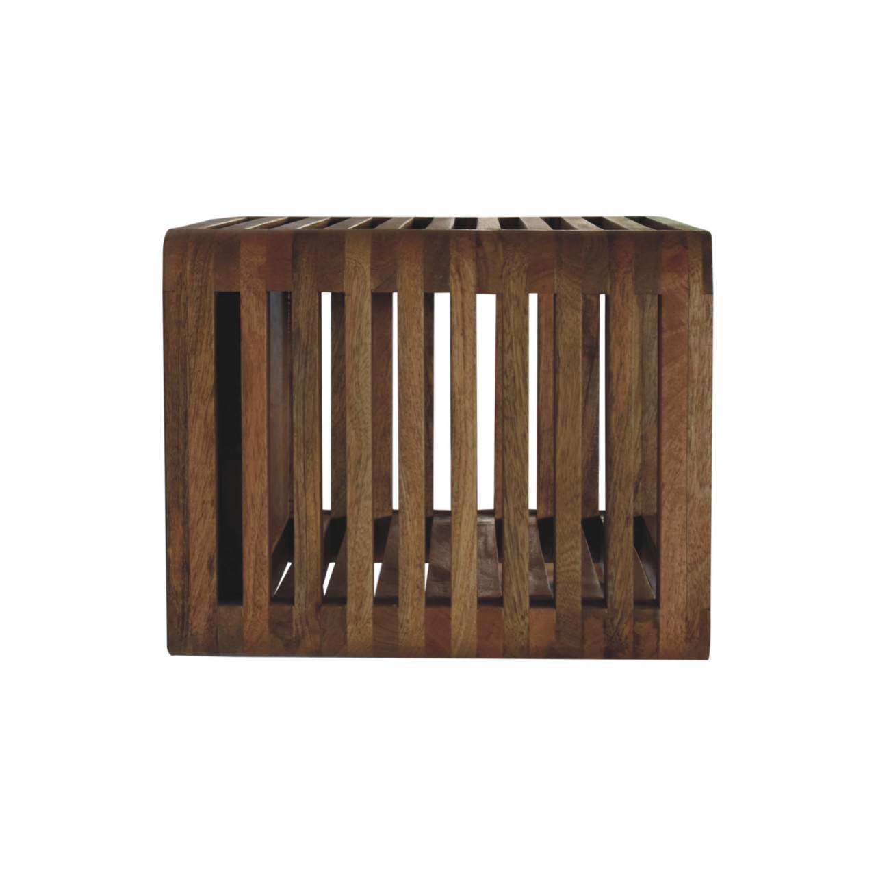 Solid Mango Wood Oak Finished Soba Wall Mounted Bedside - Image 7