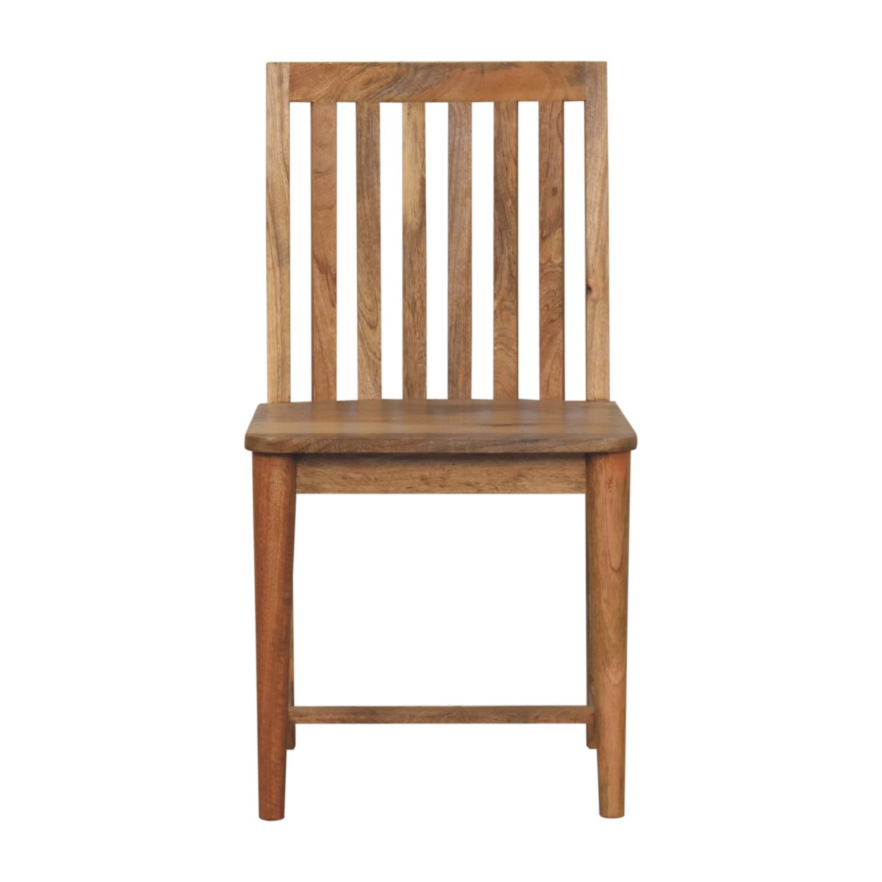 Solid Mango Wood Oak Finished Ariella Dining Chair