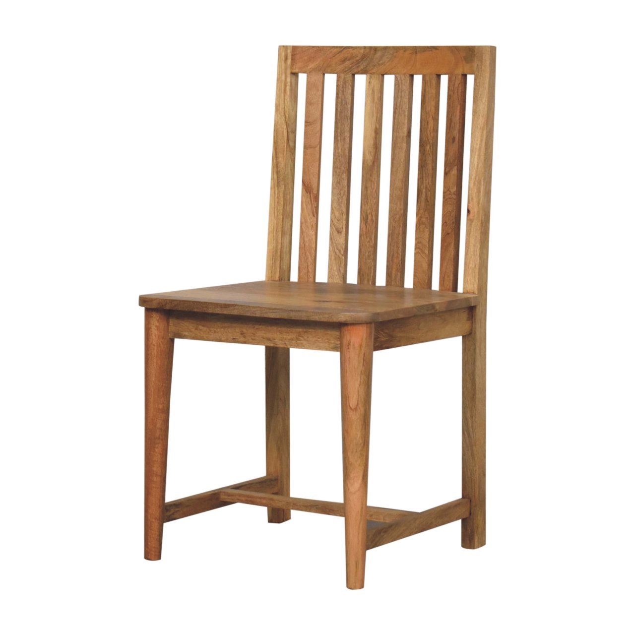 Solid Mango Wood Oak Finished Ariella Dining Chair - Image 2