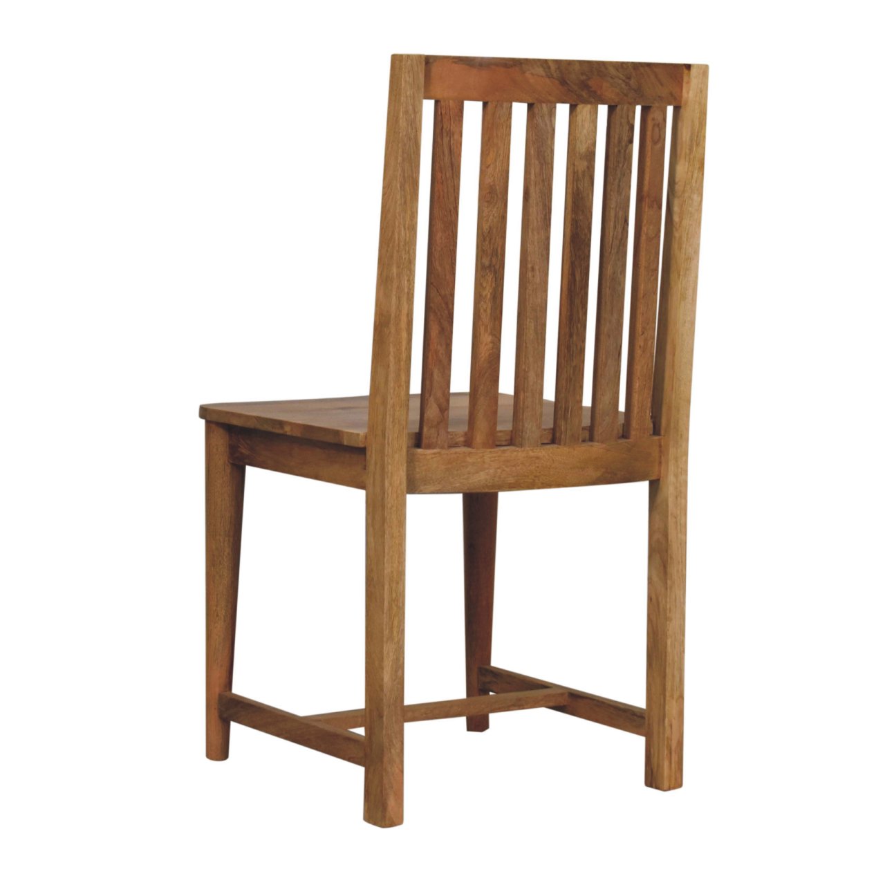 Solid Mango Wood Oak Finished Ariella Dining Chair - Image 7