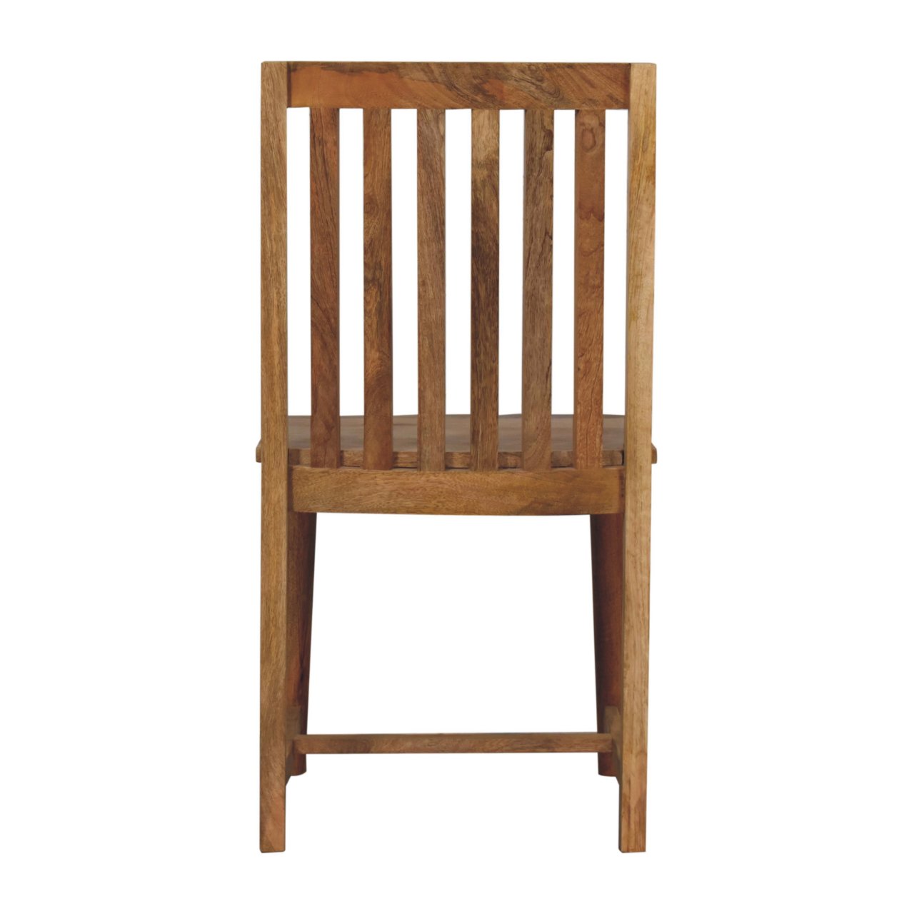 Solid Mango Wood Oak Finished Ariella Dining Chair - Image 9