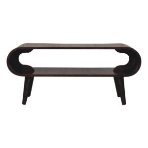Solid Mango Wood California Walnut Finished Amaya Coffee Table