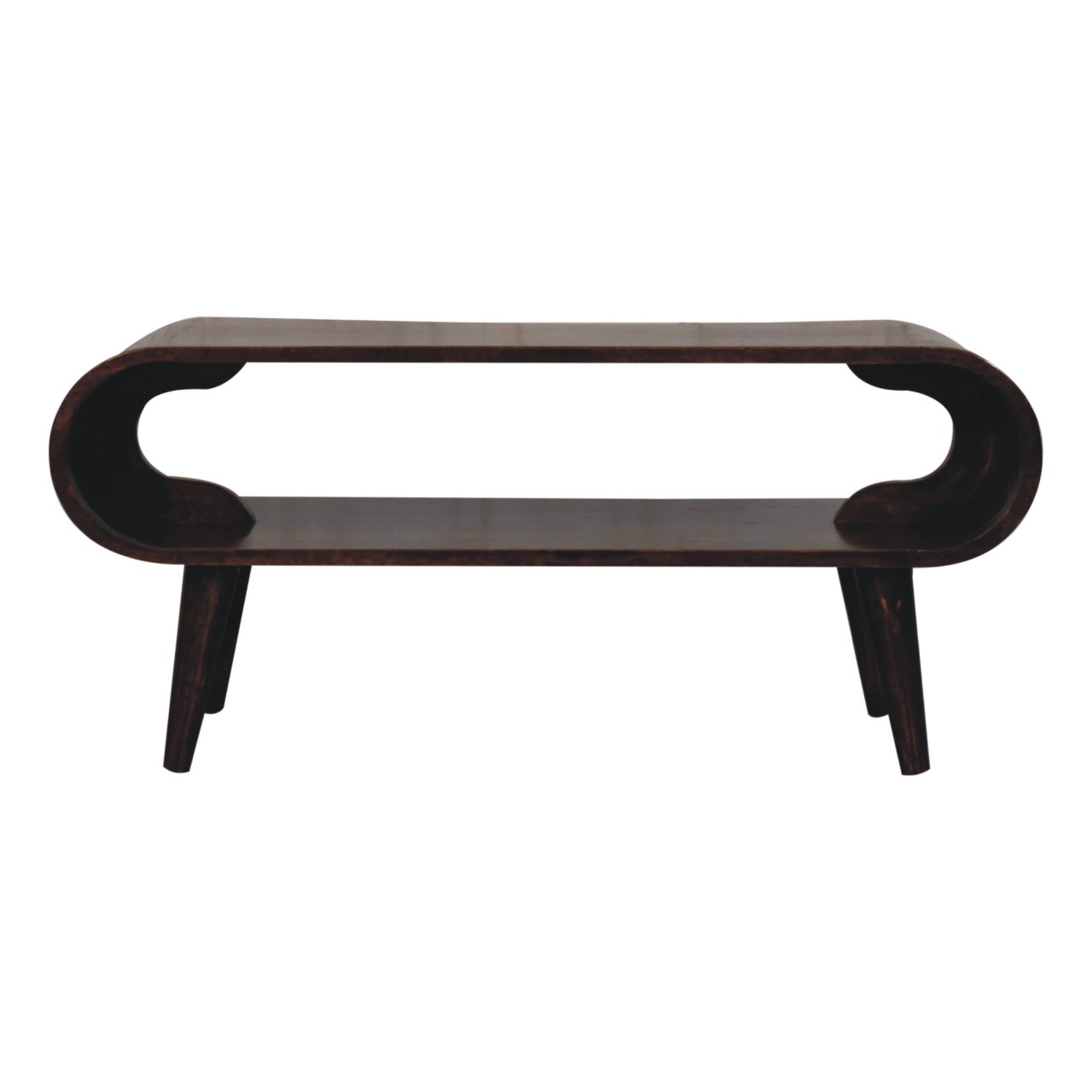 Solid Mango Wood California Walnut Finished Amaya Coffee Table