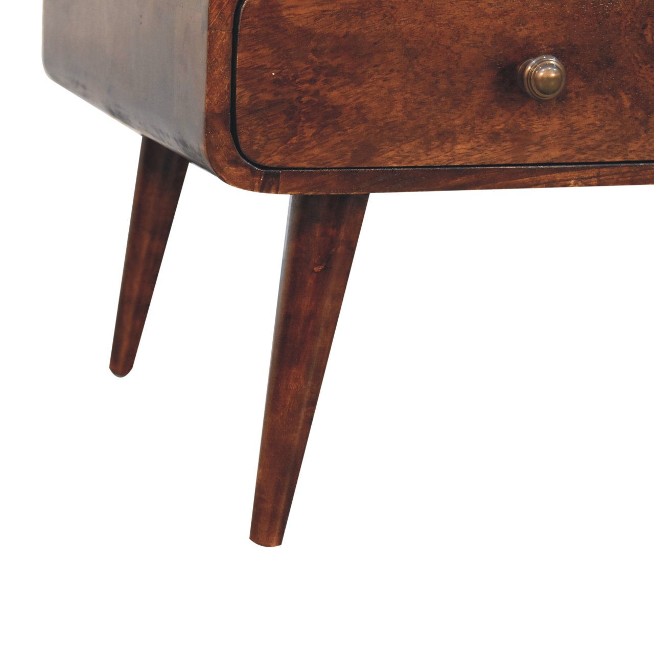 Solid Mango Wood California Walnut Finished 4 Drawer Sonata Coffee Table - Image 6