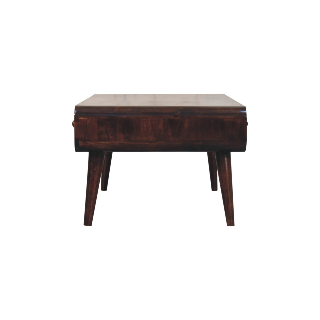 Solid Mango Wood California Walnut Finished 4 Drawer Sonata Coffee Table - Image 7