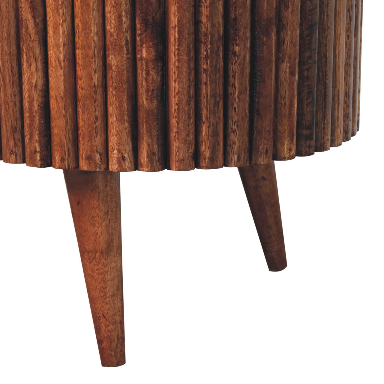Solid Mango Wood Honey Caramel Mocha Finished 1 Drawer Coffee Table - Image 8