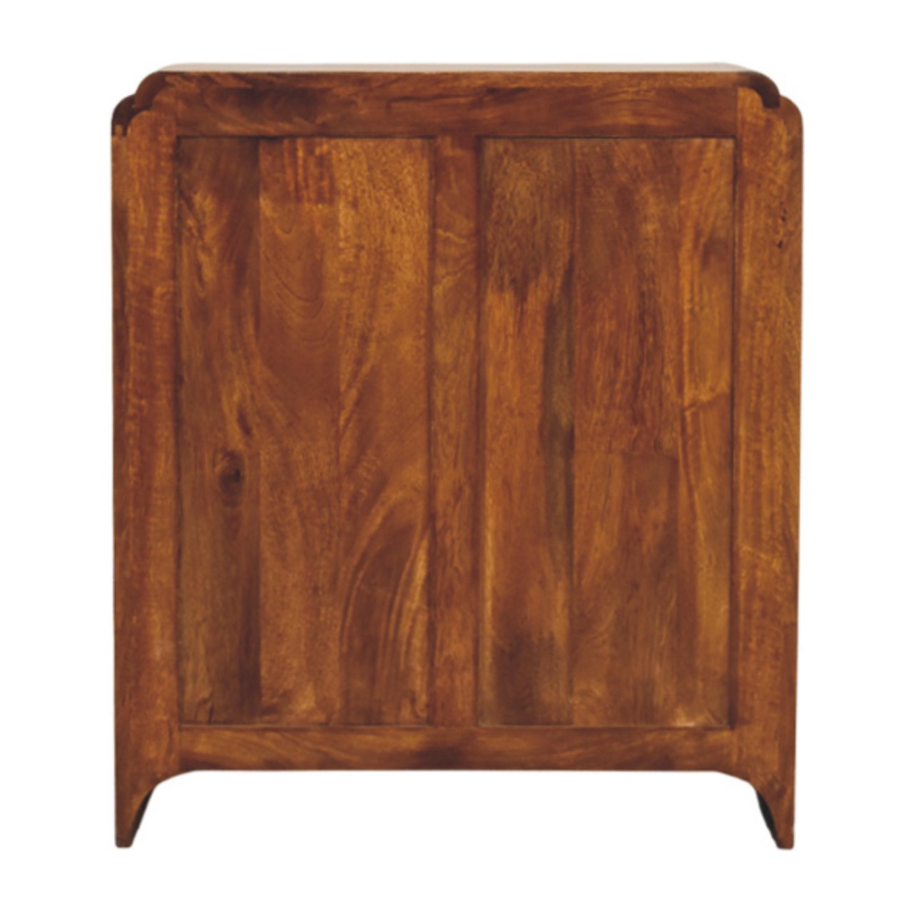 Solid Mango Wood Chestnut Finished Newton 3 Drawer Chest - Image 8