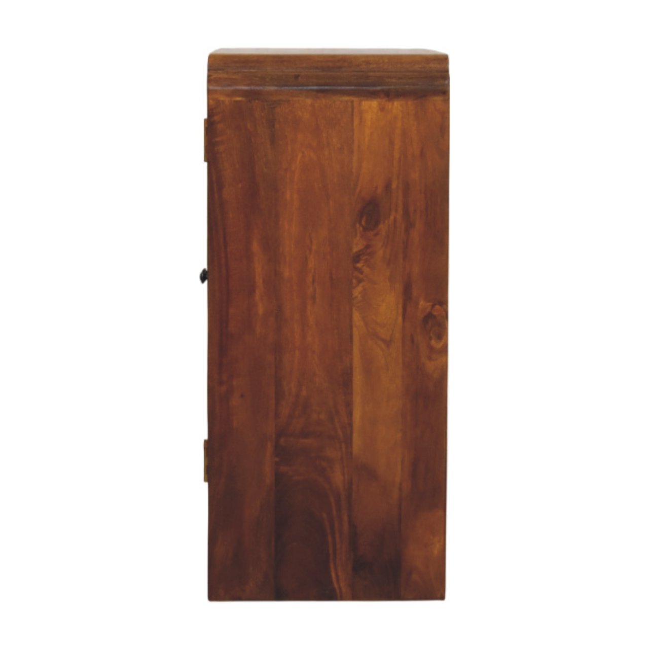 Solid Mango Wood Chestnut Finished 2 Door Newton Cabinet - Image 7