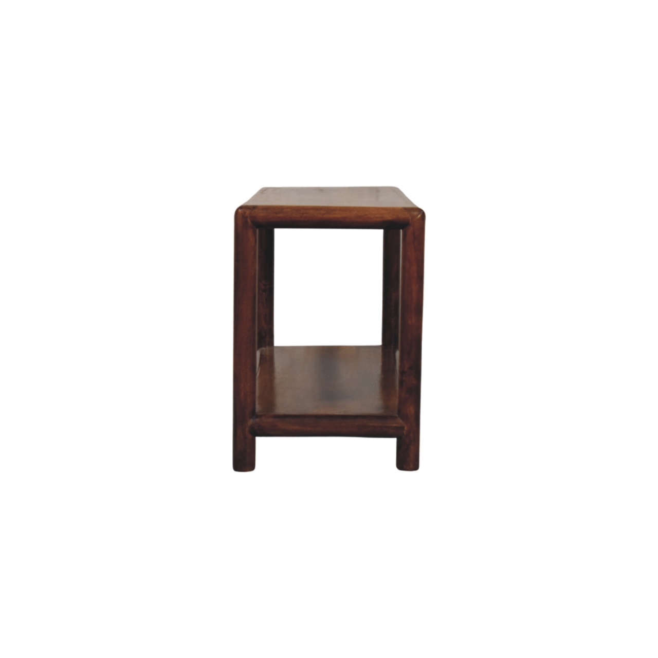 Solid Mango Wood Chestnut Finished Regency Bench - Image 7