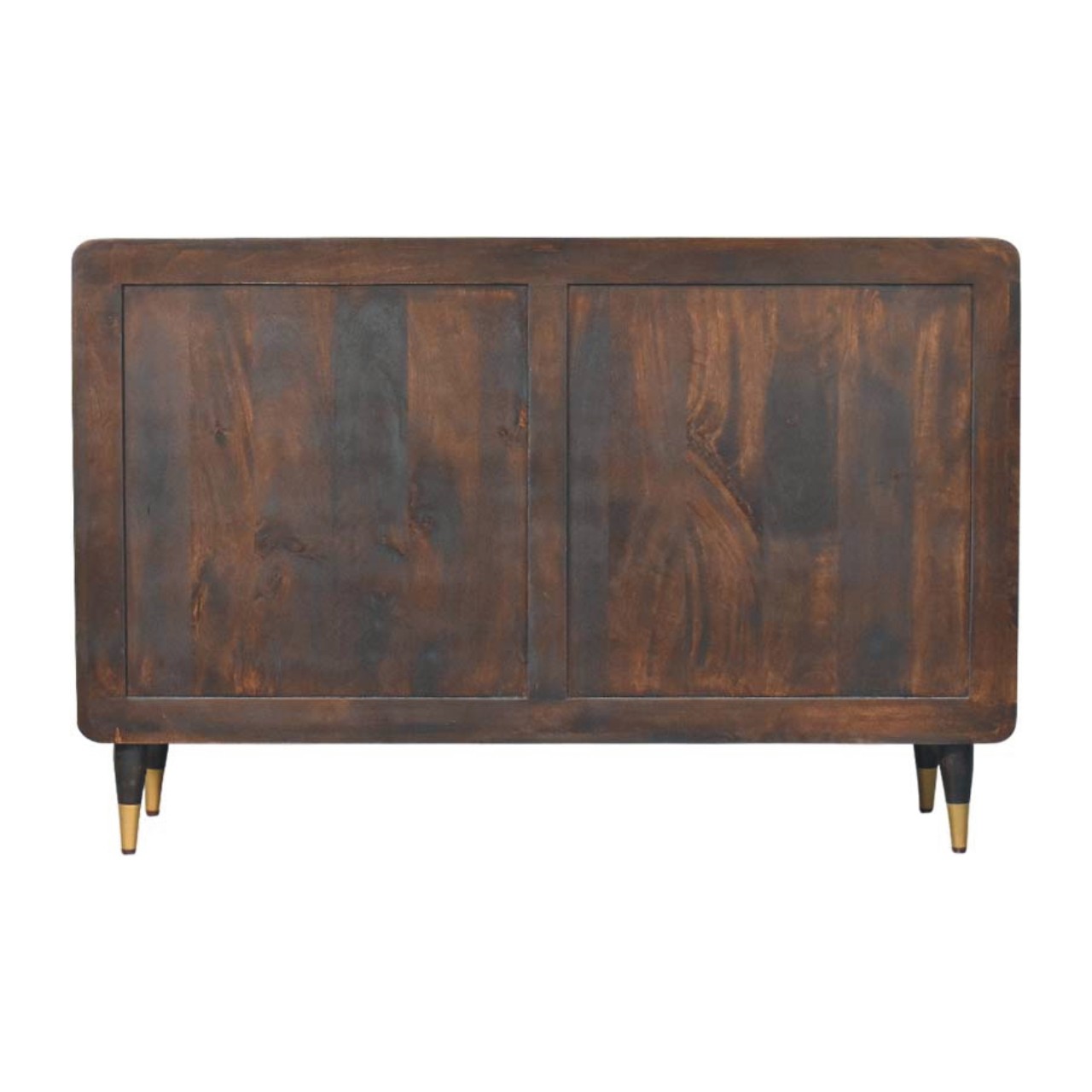 Solid Mango Wood Velvet Mocha Finished 6 Drawer Valenza Chest - Image 8