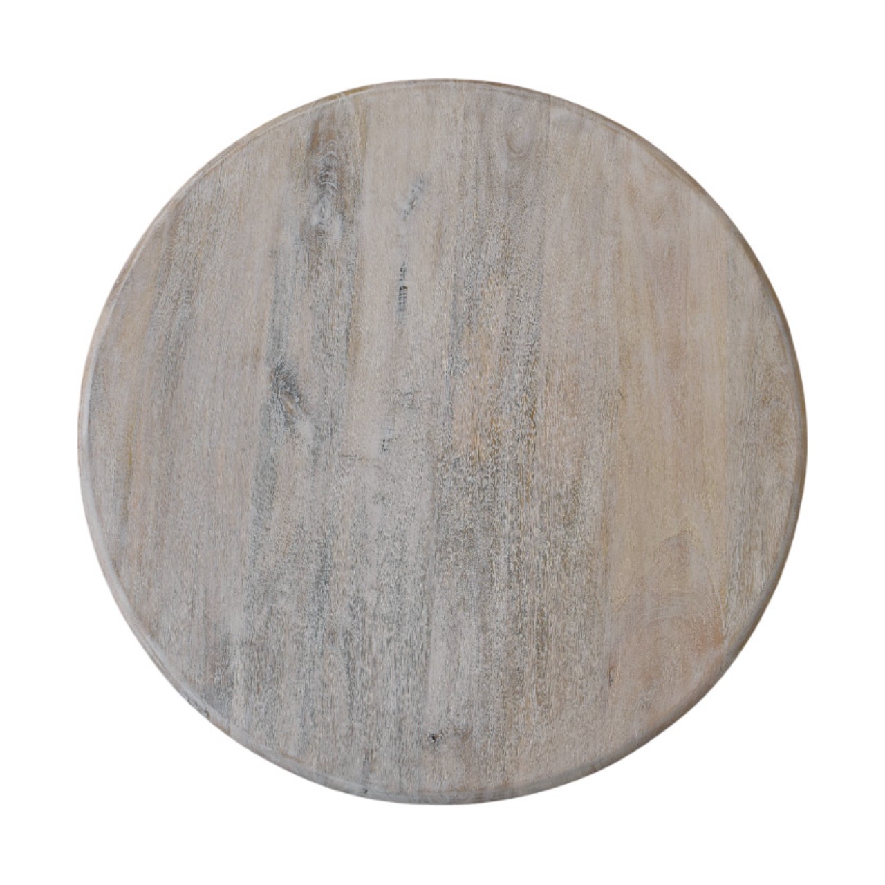Solid Mango Wood Salted Oak Finished Spindle Legs Coffee Table - Image 7