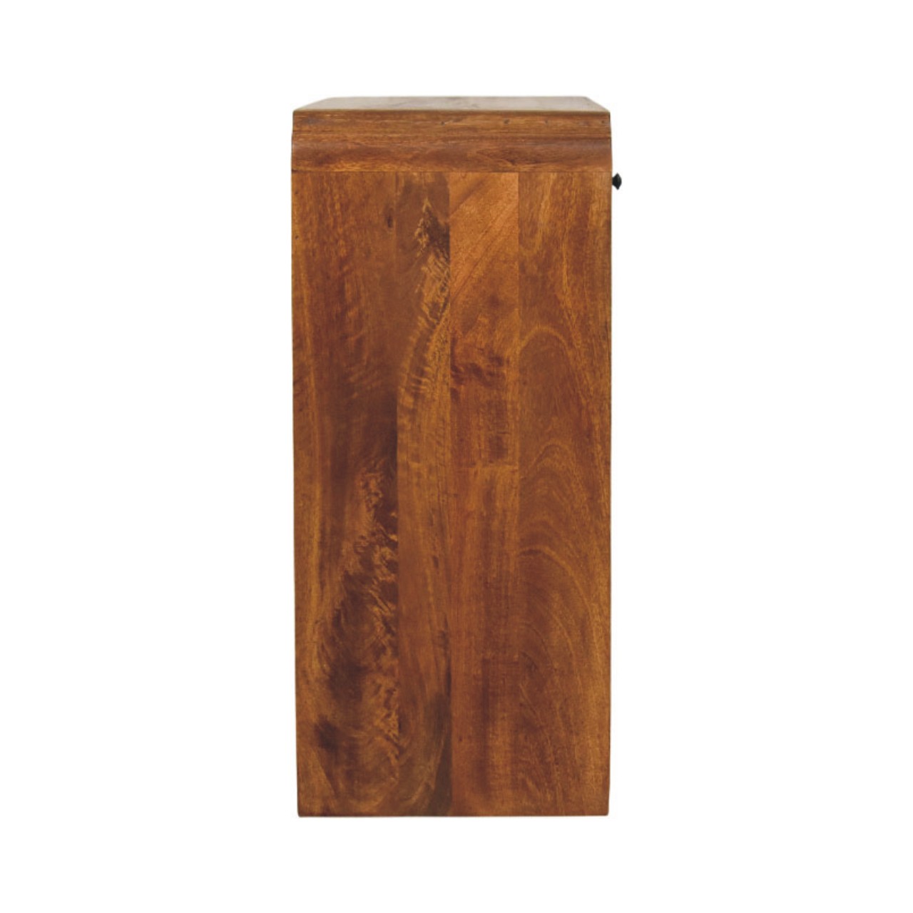 Solid Mango Wood Chestnut Finished Ellington 2 Drawer Console Table - Image 9