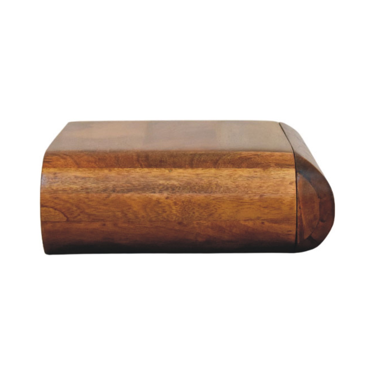 Solid Mango Wood Amber Oak Finished Solis Wall-Mounted Bedside - Image 8