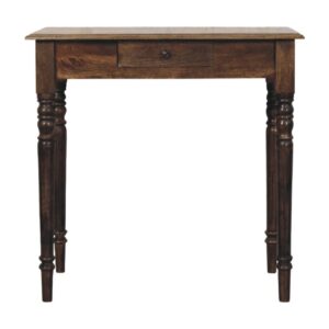 Solid Mango Wood Heritage Turned Leg Grey Finished Desk