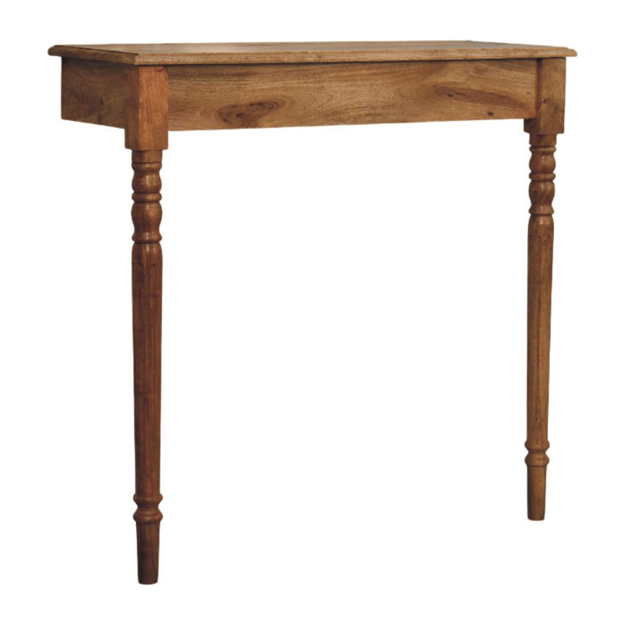 Solid Mango Wood Oak Finish Regency Wall-Mounted Radiator Console - Image 2