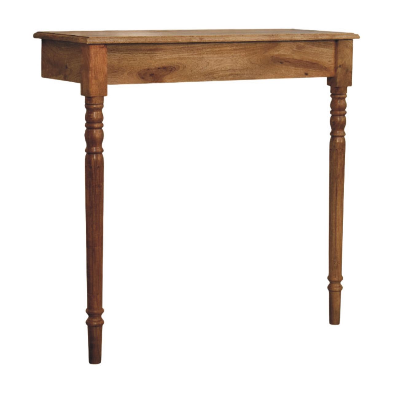 Solid Mango Wood Oak Finish Regency Wall-Mounted Radiator Console - Image 3