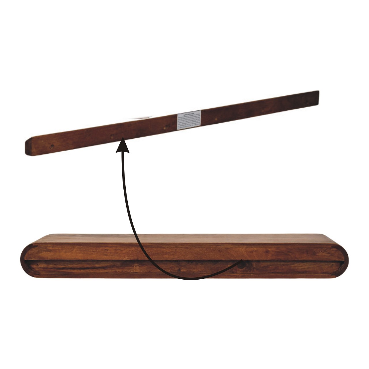 Solid Mango Wood Chestnut Finished 3 Drawer Solis Linear Console - Image 10