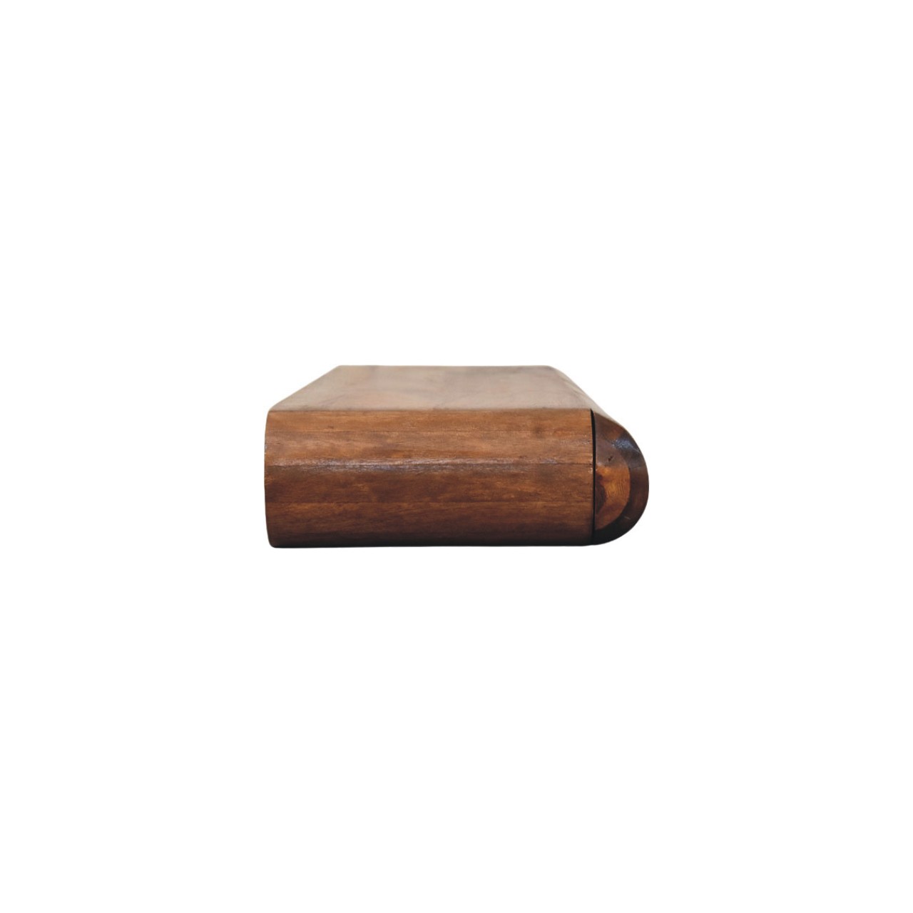 Solid Mango Wood Chestnut Finished 3 Drawer Solis Linear Console - Image 8
