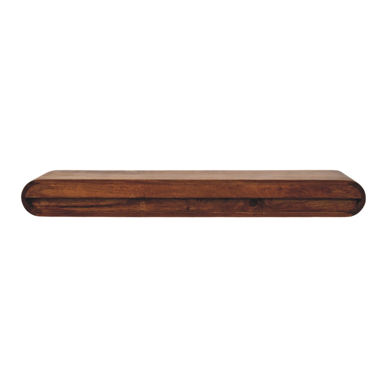 Solid Mango Wood Chestnut Finished 3 Drawer Solis Linear Console - Image 9