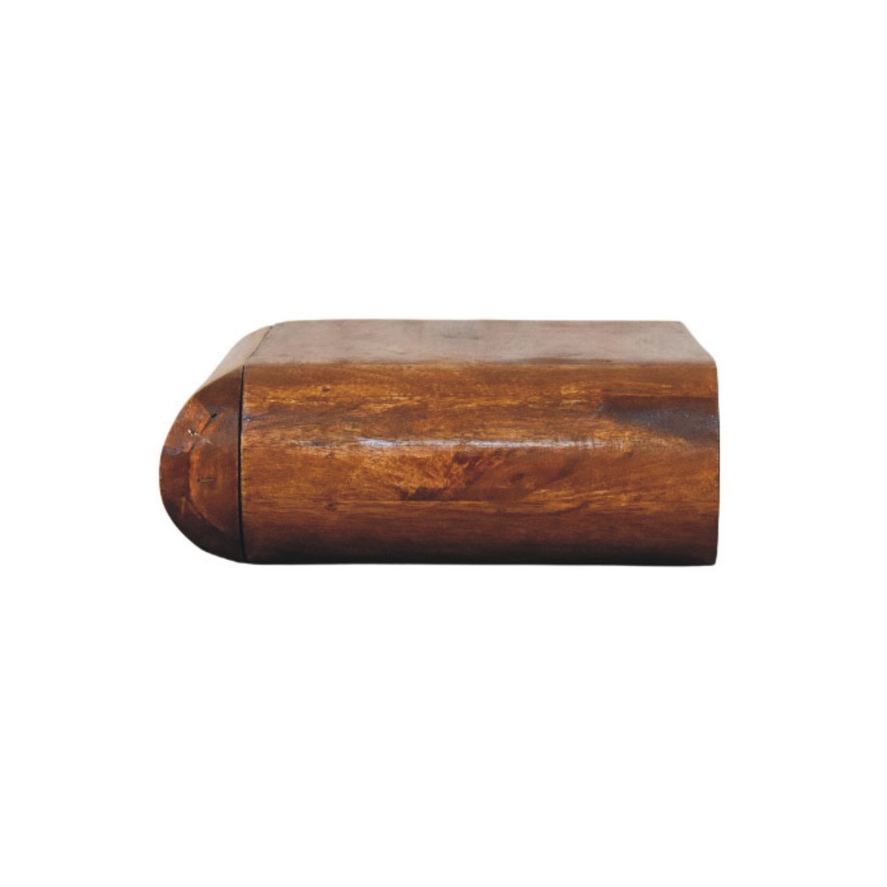 Solid Mango Wood Chestnut Finished Solis Floating Bedside Unit/Shelf - Image 8