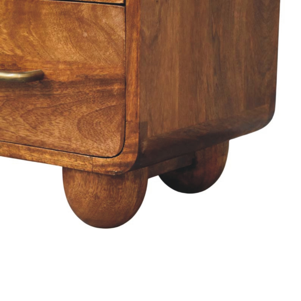 Solid Mango Wood Three Drawer Mini Chest - Image 7