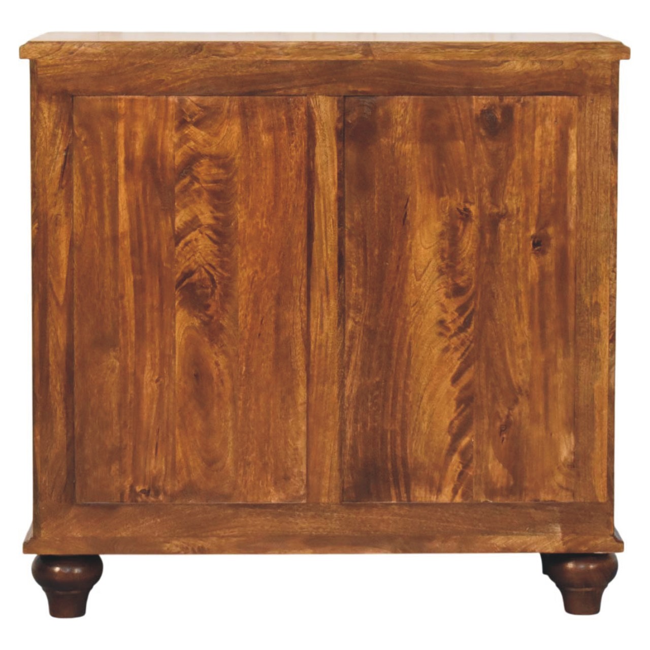Solid Mango Wood Chestnut Finished Lume 3 Drawer Chest - Image 9