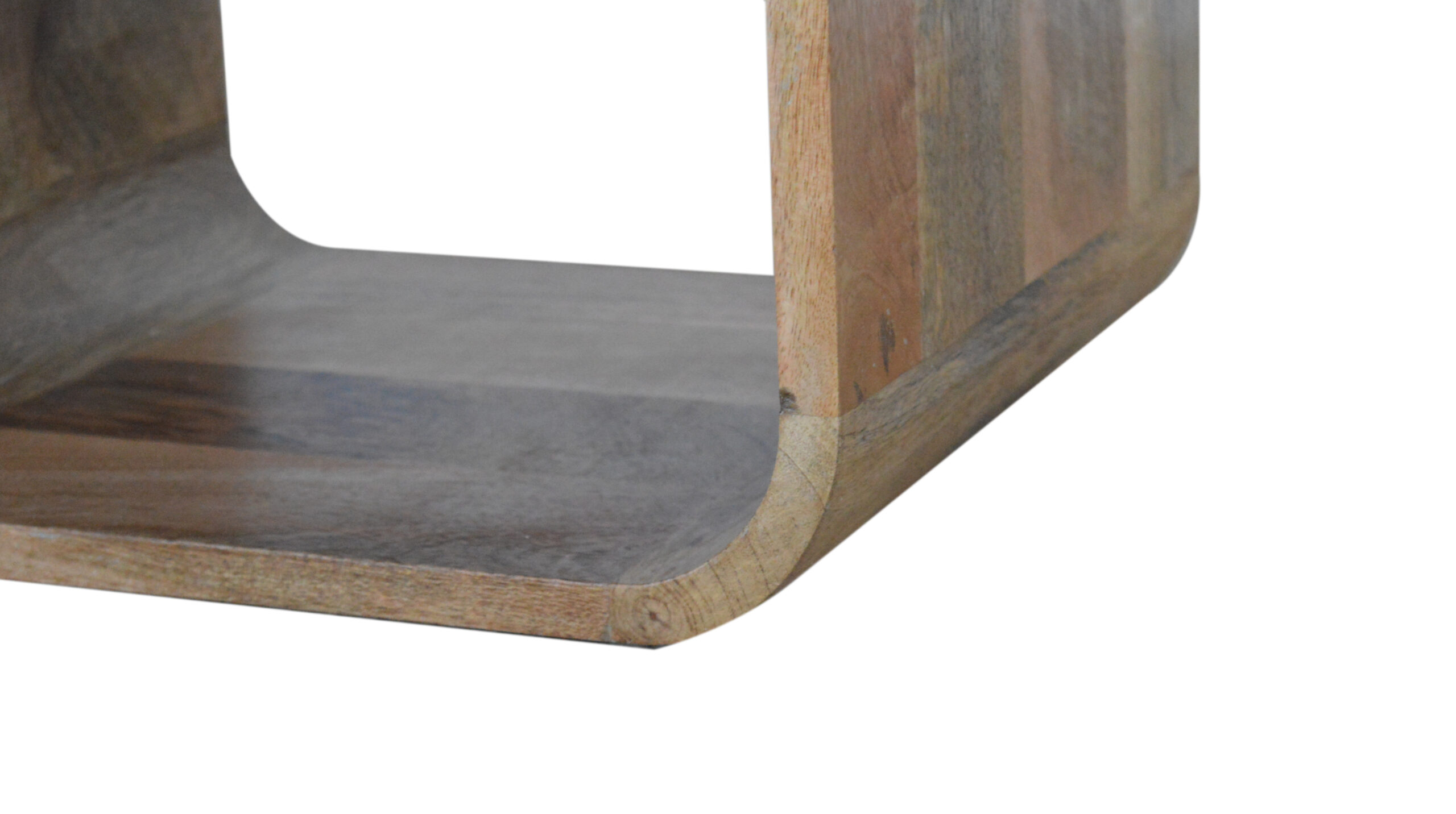 Solid Mango Wood Oak Finished 1 Drawer London Bedside - Image 6