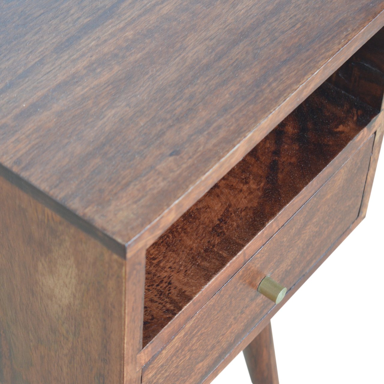 Solid Mango Wood Mini Cherry Bedside - Image 4