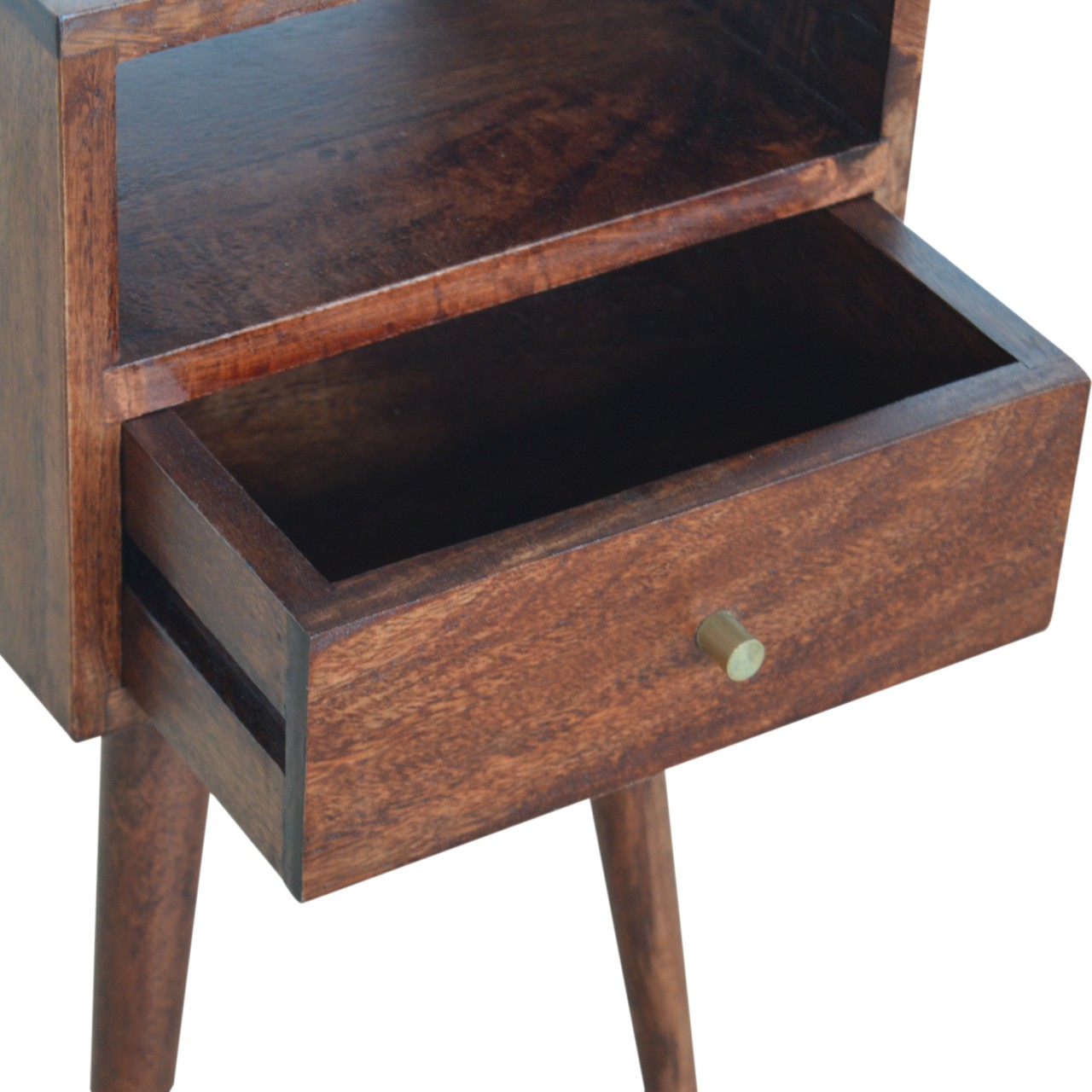 Solid Mango Wood Mini Cherry Bedside - Image 5