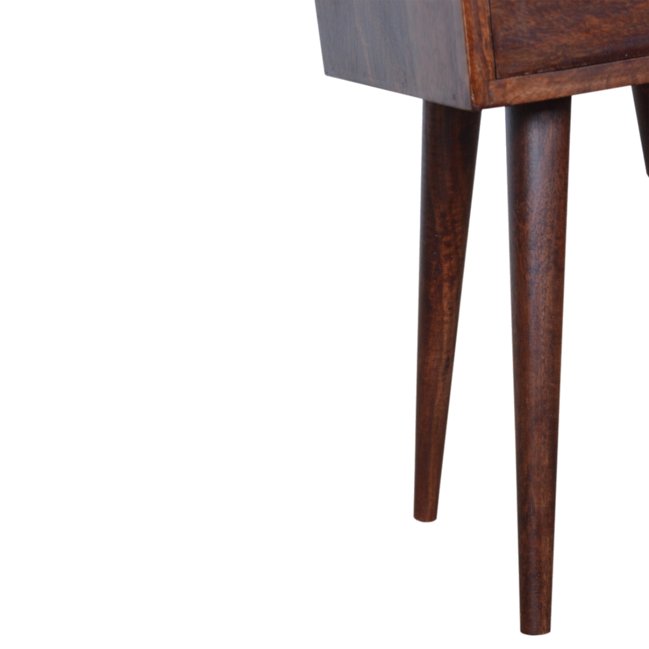 Solid Mango Wood Mini Cherry Bedside - Image 6