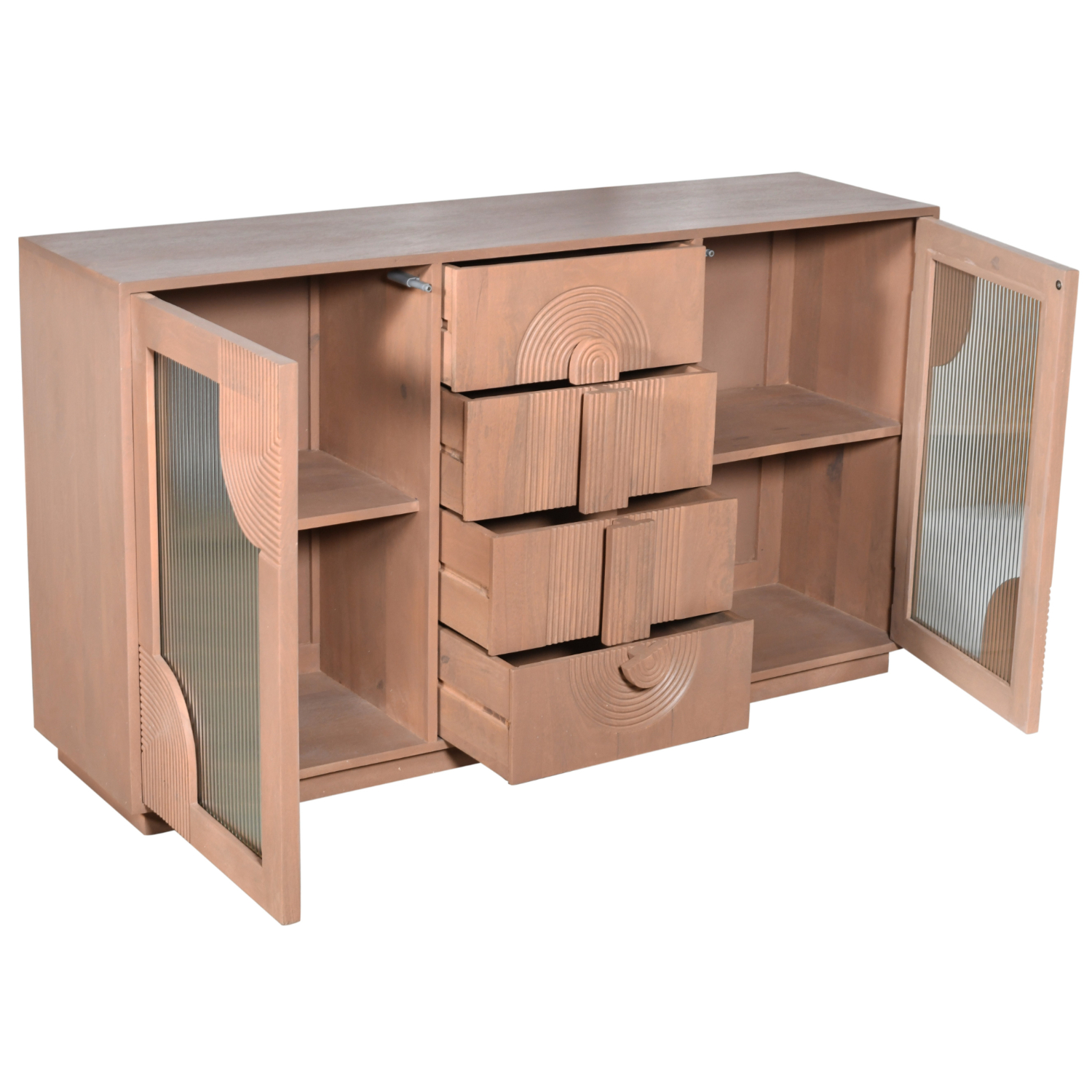 Indus Solid Wooden Extra Large Sideboard - Image 4