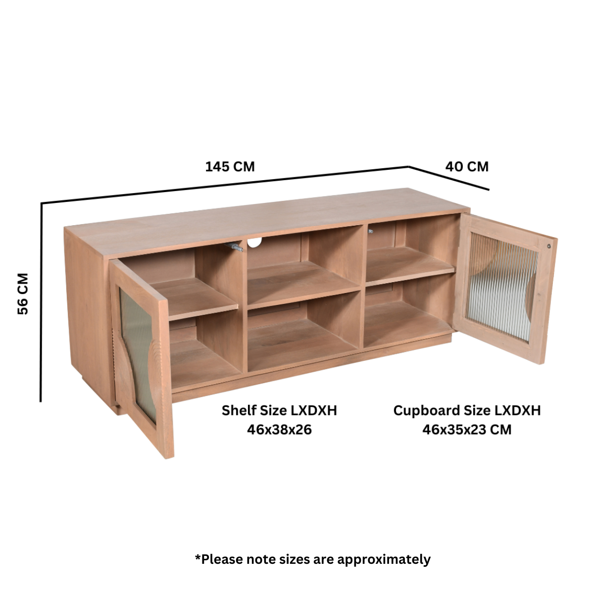 Indus Solid Wood Tv Cabinet - Image 5