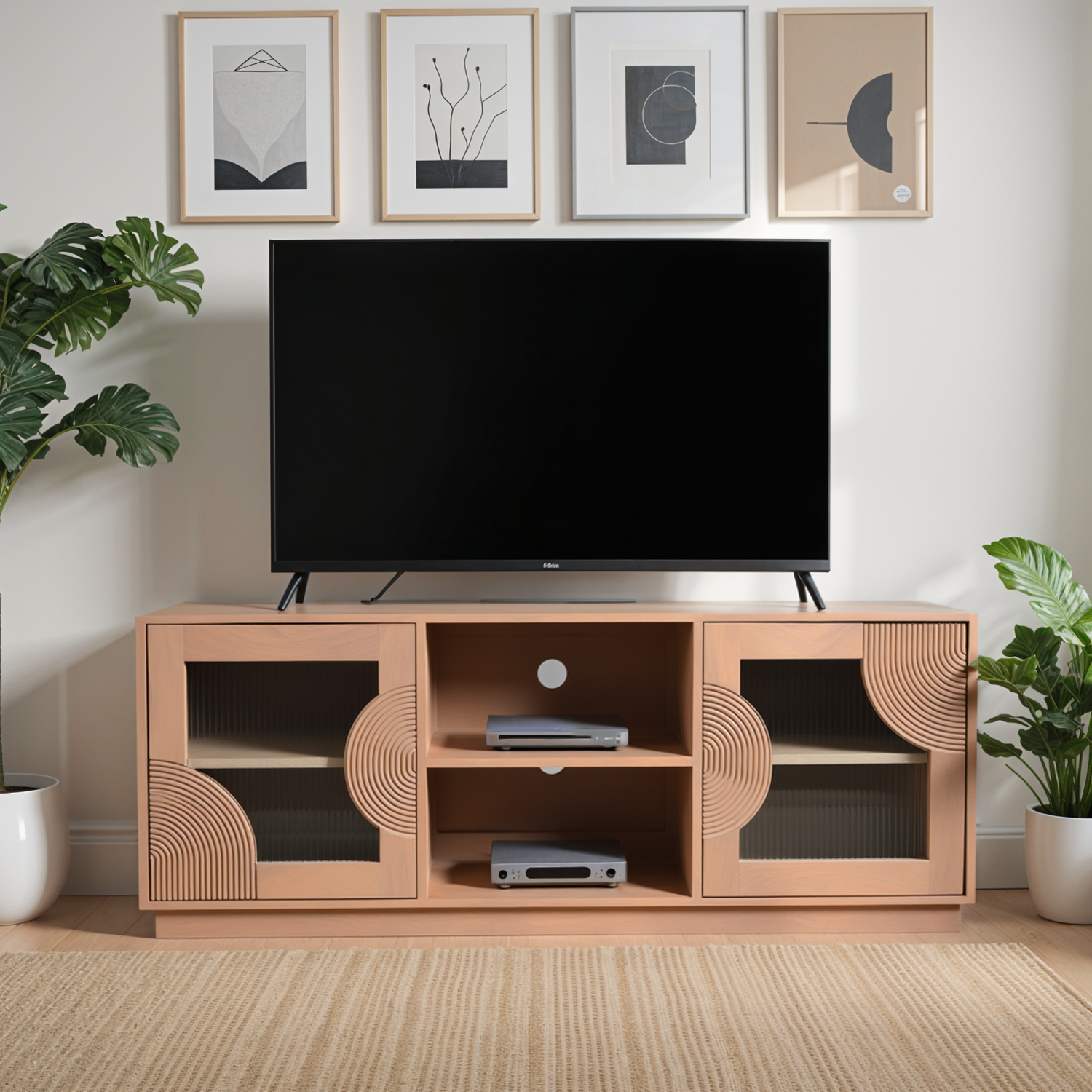 Indus Solid Wood Tv Cabinet - Image 6