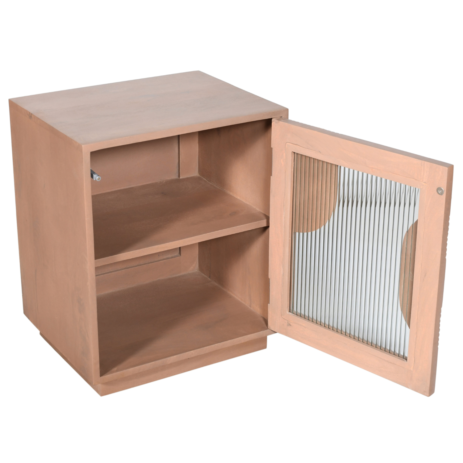 Indus Solid Wood Bedside Table - Image 3