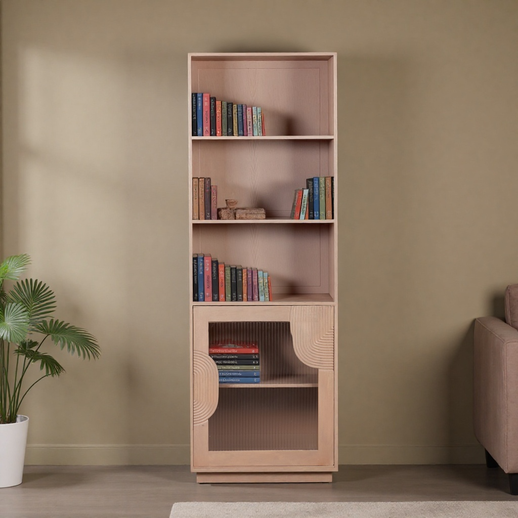 Indus Solid Wood Bookcase - Image 5