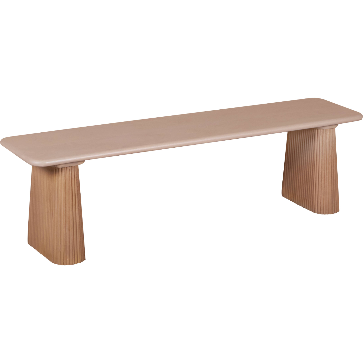 Indus Solid Wood Dining Bench - Image 2